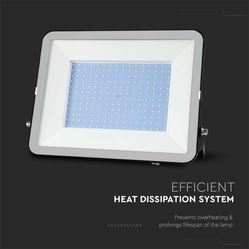 Projecteur SAMSUNG CHIP LED/300W/230V 6500K IP65 noir