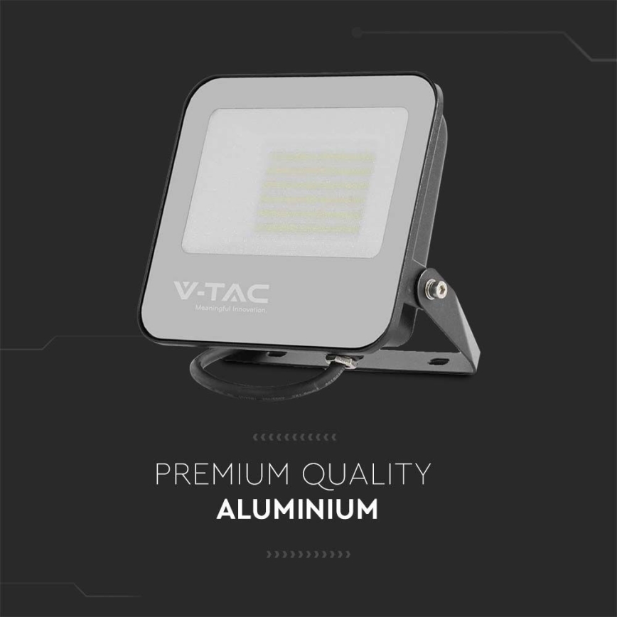 Projecteur SAMSUNG CHIP LED/50W/230V 6500K IP65 noir