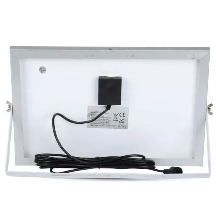 Projecteur solaire à intensité variable LED/12W/3,2V 6000K IP65 5000 mAh + Télécommande