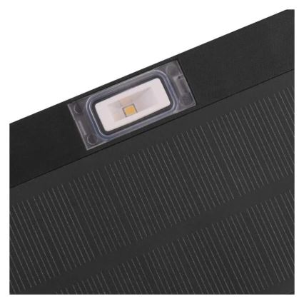 Projecteur solaire avec détecteur de mouvement LED/3,7V 1200mAh 4000K IP65 noir