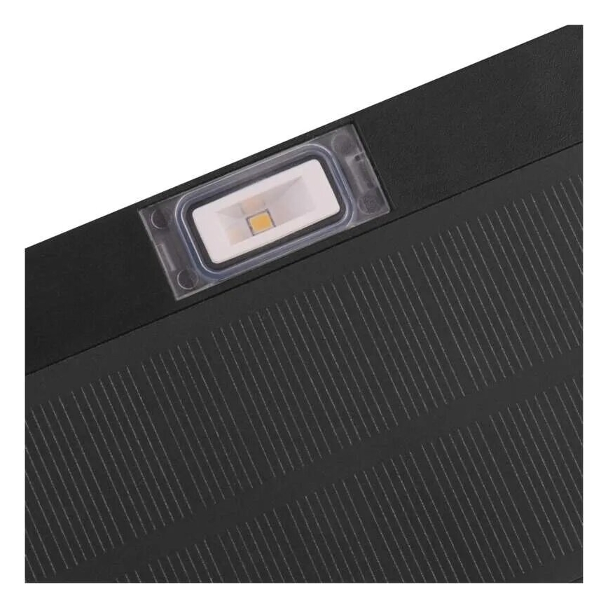 Projecteur solaire avec détecteur de mouvement LED/3,7V 1200mAh 4000K IP65 noir