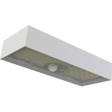 Projecteur solaire avec détecteur de mouvement LED/3,7V 3000mAh 4000K IP65 blanc