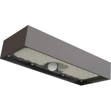 Projecteur solaire avec détecteur de mouvement LED/3,7V 3000mAh 4000K IP65 noir