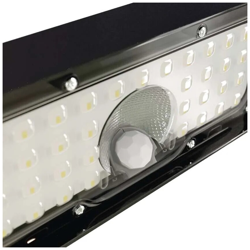 Projecteur solaire avec détecteur de mouvement LED/3,7V 3000mAh 4000K IP65 noir