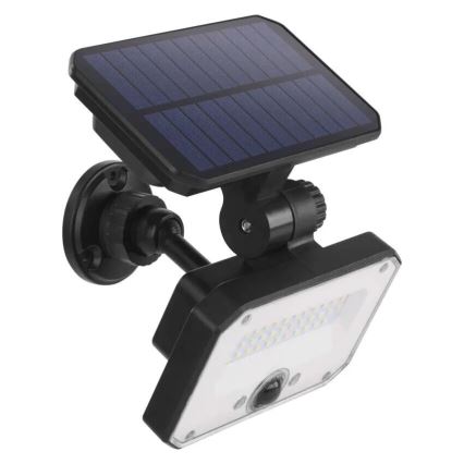 Projecteur solaire avec détecteur de mouvement SPILO LED/3,7V 3600mAh 3000K IP54 + télécommande