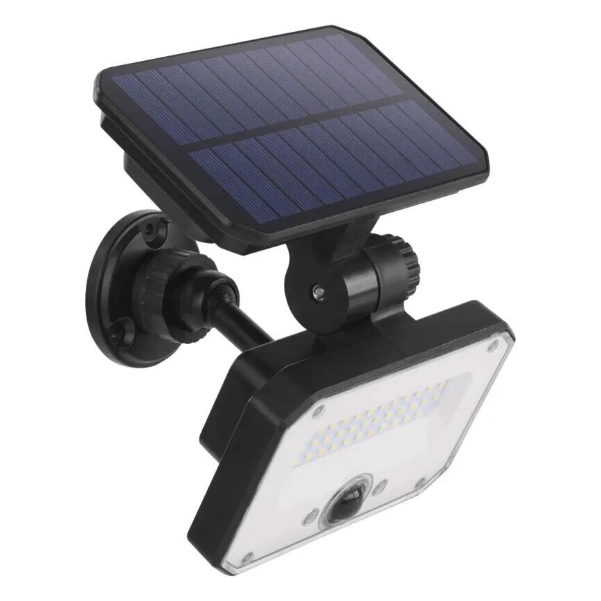 Projecteur solaire avec détecteur de mouvement SPILO LED/3,7V 3600mAh 3000K IP54 + télécommande