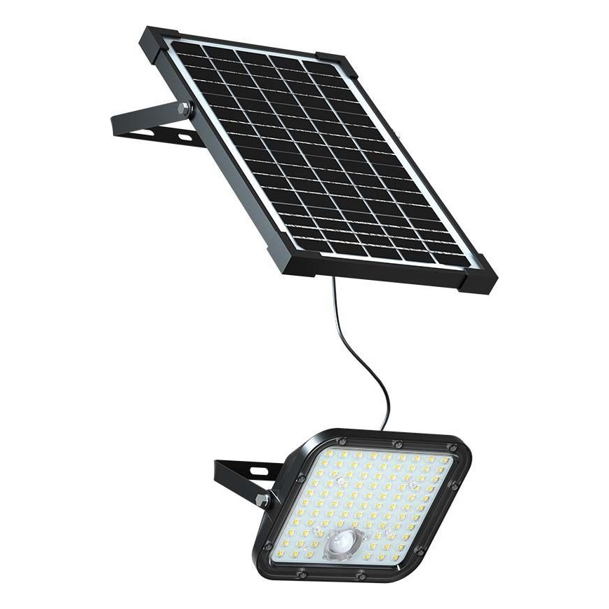 Projecteur solaire avec détecteur LED/30W/6,4V 4000K + télécommande