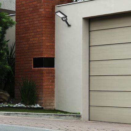 Projecteur solaire avec détecteur LED/5W/3,7V 4000K 1500 mAh IP54 noir