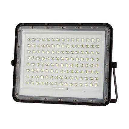Projecteur solaire d'extérieur LED/200W/3,2V 4000K noir IP65 + télécommande