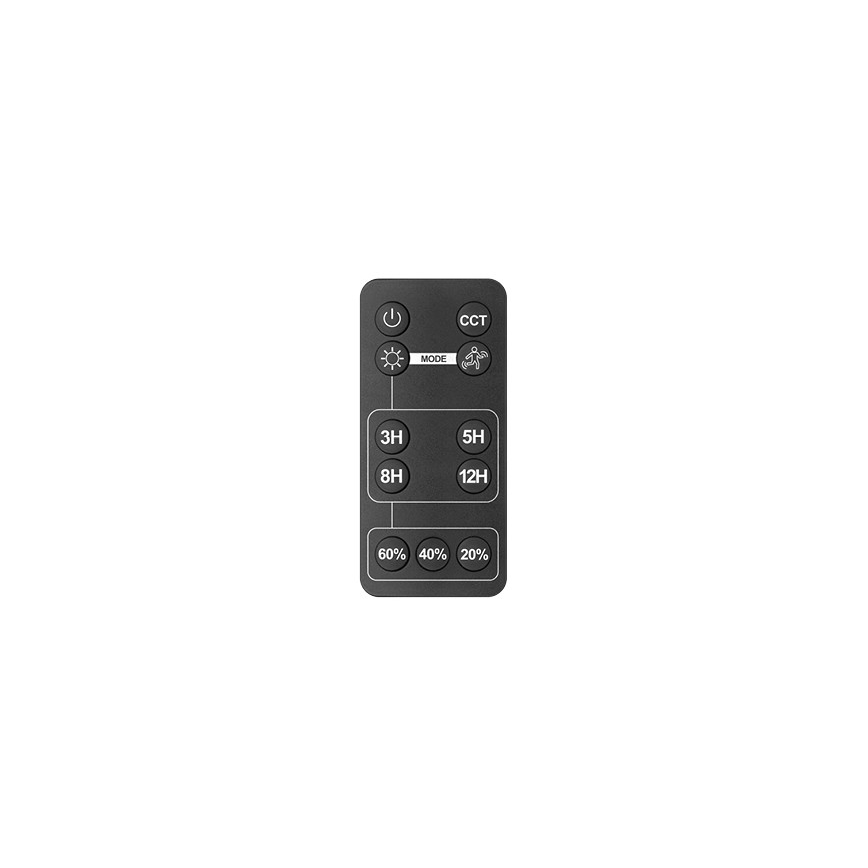 Projecteur solaire extérieur avec détecteur LED/30W/6,4V IP65 3000/4000K + télécommande
