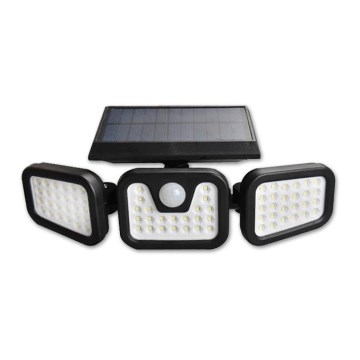 Projecteur solaire flexible avec détecteur LED/15W/3,7V IP54 4500K