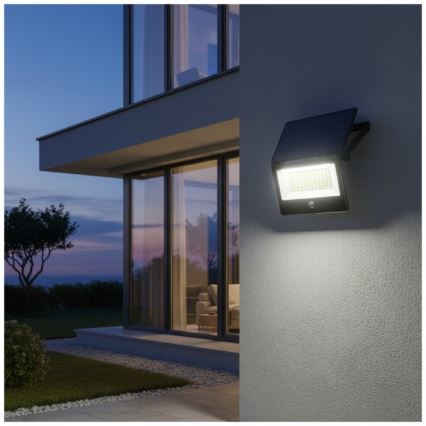 Projecteur solaire LED avec capteur NCS G2, LED 30 W, 3,7 V, 3000/4000/6500 K, IP54, 5200 mAh