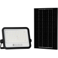 Projecteur solaire LED dimmable/200W/3,2V 2000-8000K IP65 10000 mAh noir + télécommande