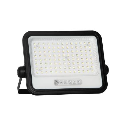 Projecteur solaire LED dimmable/200W/3,2V 2000-8000K IP65 10000 mAh noir + télécommande