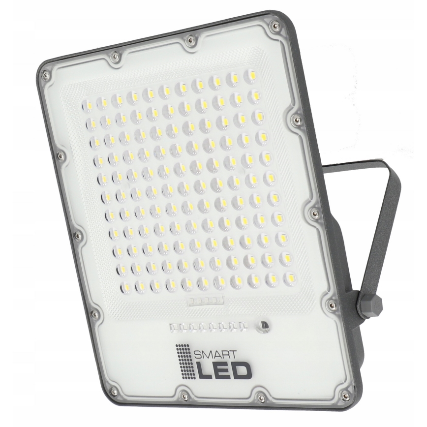 Projecteur solaire LED dimmable LED/150W/3,2V 5000K 15000 mAh IP65 noir + télécommande