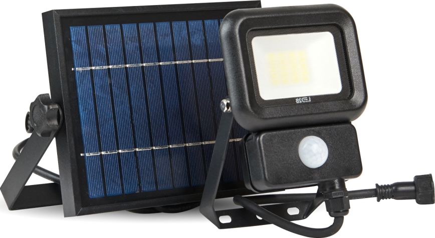 Projecteur solaire LED extérieur avec détecteur LED/10W/3,7V 6500K IP65