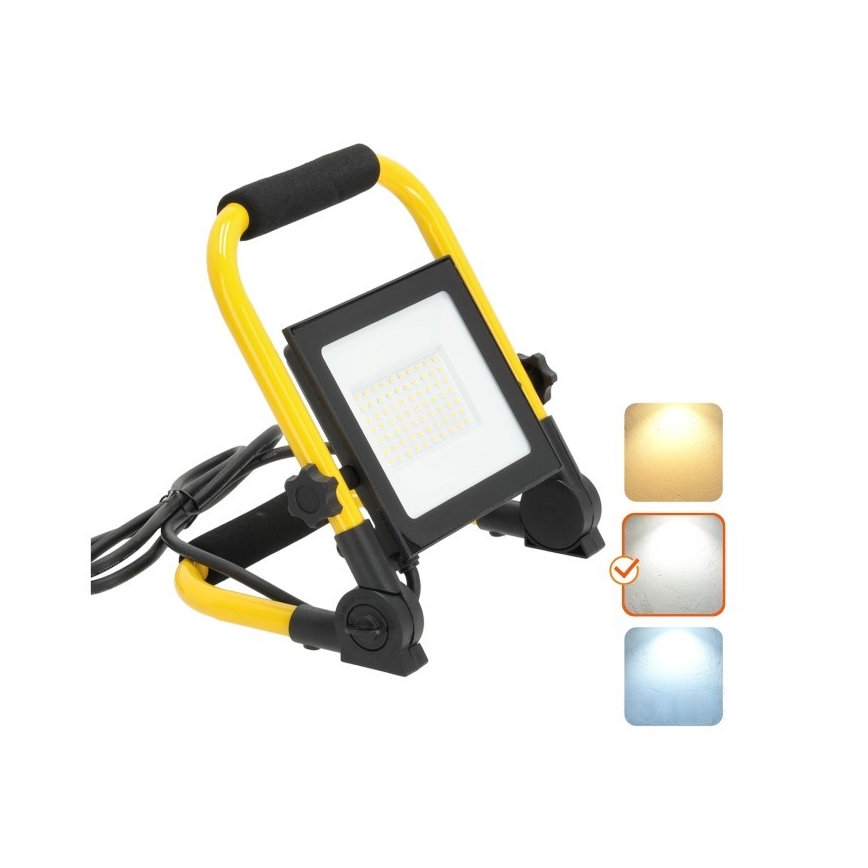 Projecteur TIGRA LED/50W/4000K IP54 noir/jaune