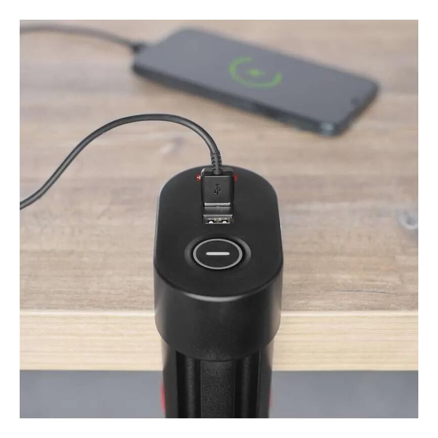 Prolunga con attacco alla tavola 3Z + 3xUSB 1,5m nero