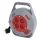 Prolunga con avvolgicavo con 4 prese 10m grigio/rosso