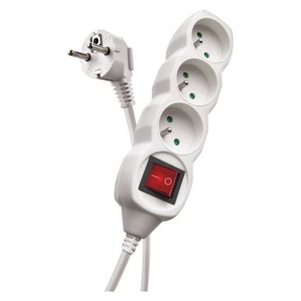 Prolunga con interruttore 3Z 3m