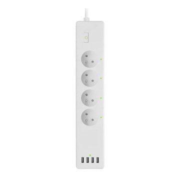 Prolunga con interruttore SMART 1,8 m 4Z + 4xUSB Wi-Fi Tuya