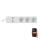 Prolunga SMART con interruttore 1,5m + 2xUSB/Wi-Fi Tuya SCHUKO