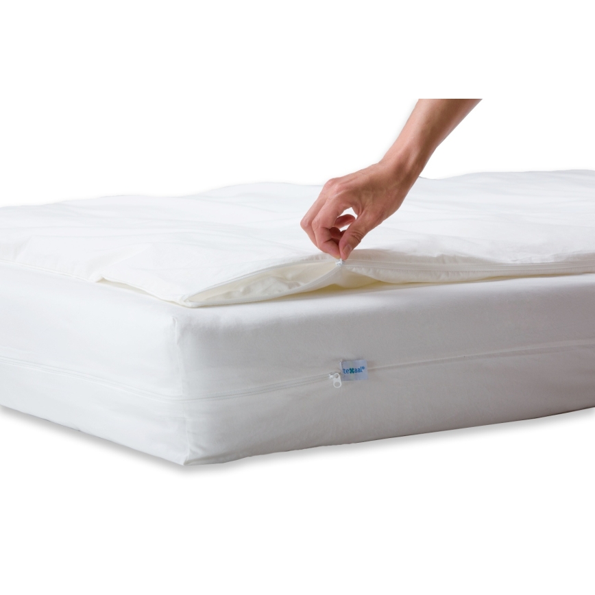 ProtecSom - Protège-couette anti-acariens 140x200 cm