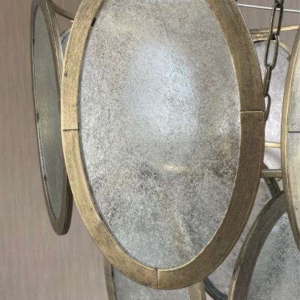 PTMD - Lampadario a catena DAIREN 1xE27/40W/230V Ø 51 cm