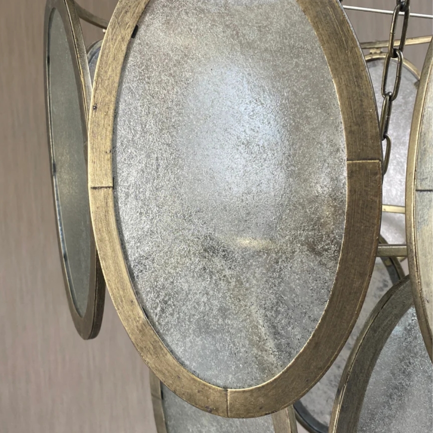PTMD - Lampadario a catena DAIREN 1xE27/40W/230V Ø 51 cm