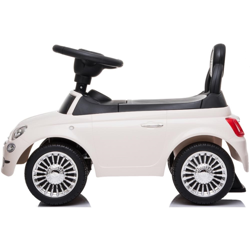 Push macchina Fiat 500 color crema