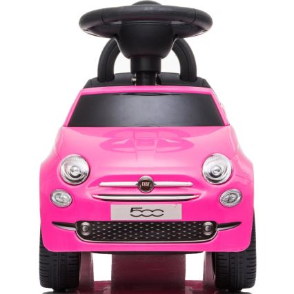 Push macchina Fiat 500 rosa