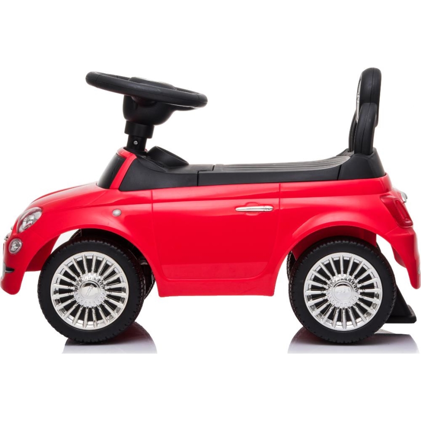Push macchina Fiat 500 rosso