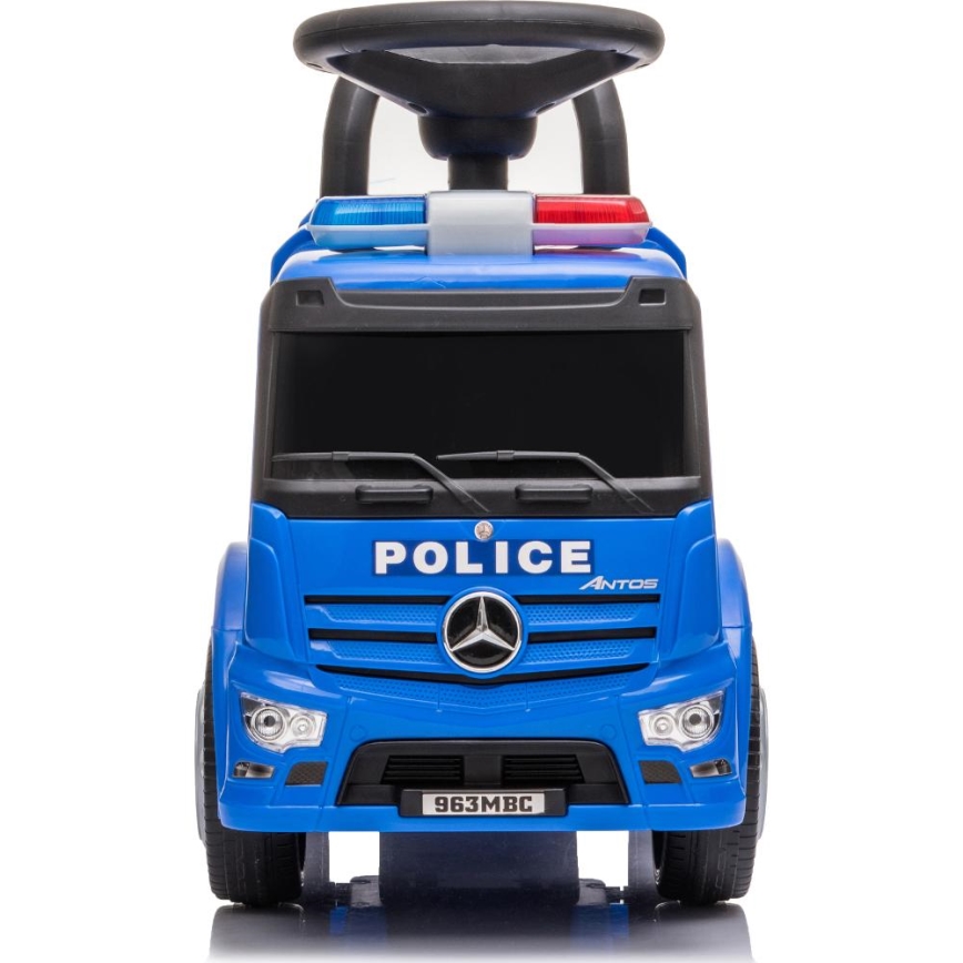 Push macchina Mercedes Auto della polizia blu