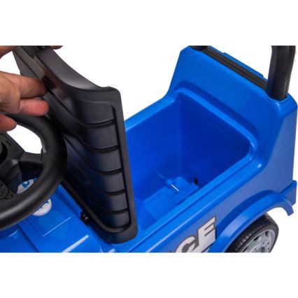 Push macchina Mercedes Auto della polizia blu