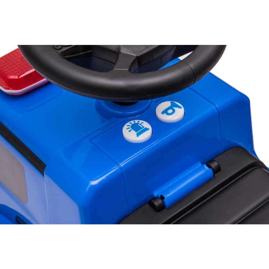 Push macchina Mercedes Auto della polizia blu