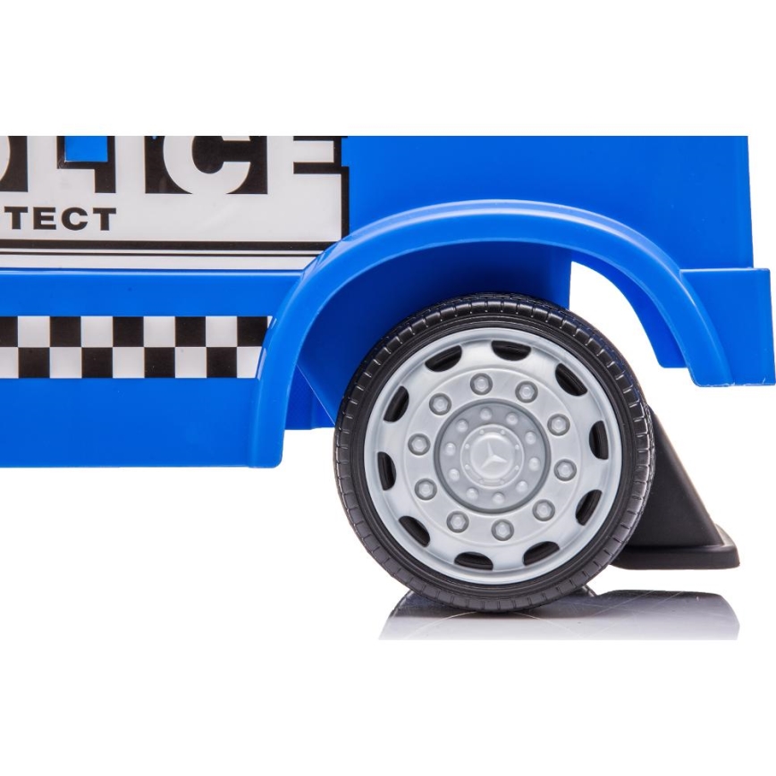 Push macchina Mercedes Auto della polizia blu