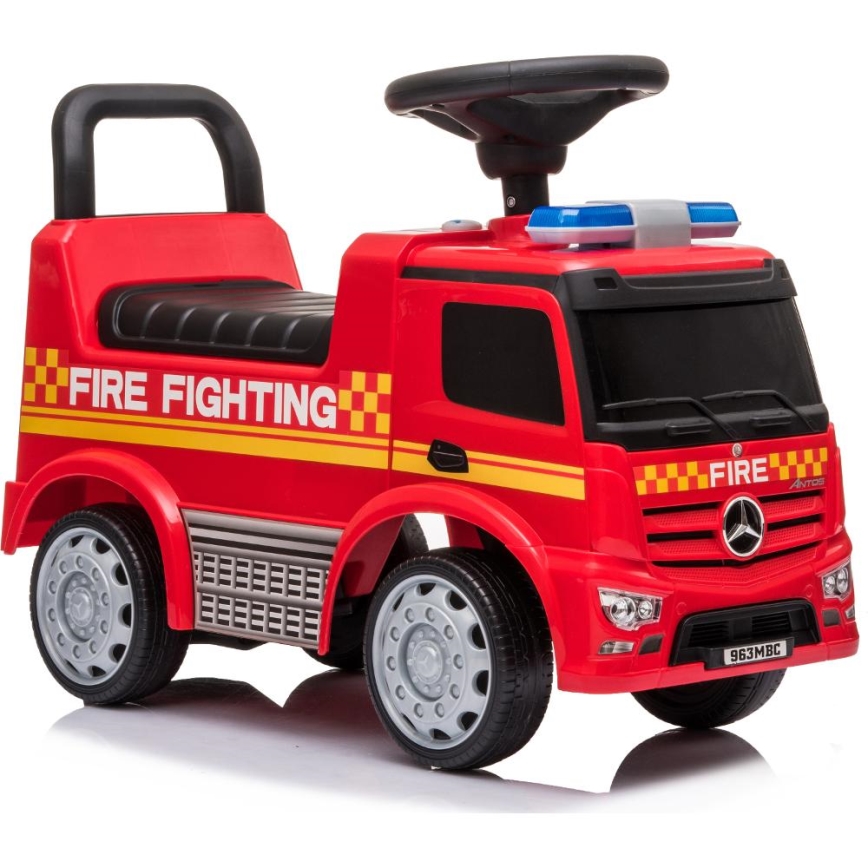 Push macchina Mercedes Camion dei pompieri rosso