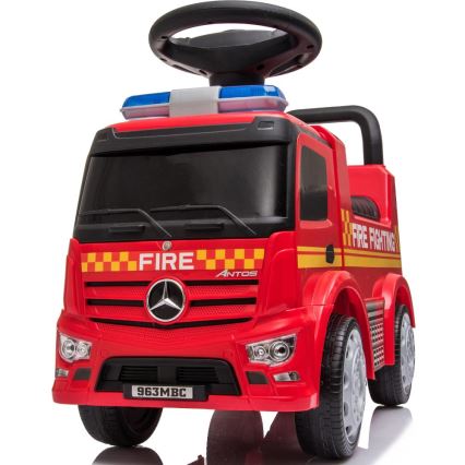 Push macchina Mercedes Camion dei pompieri rosso
