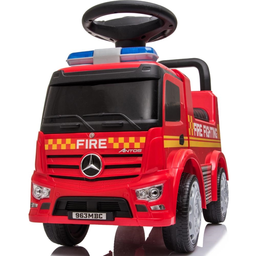 Push macchina Mercedes Camion dei pompieri rosso