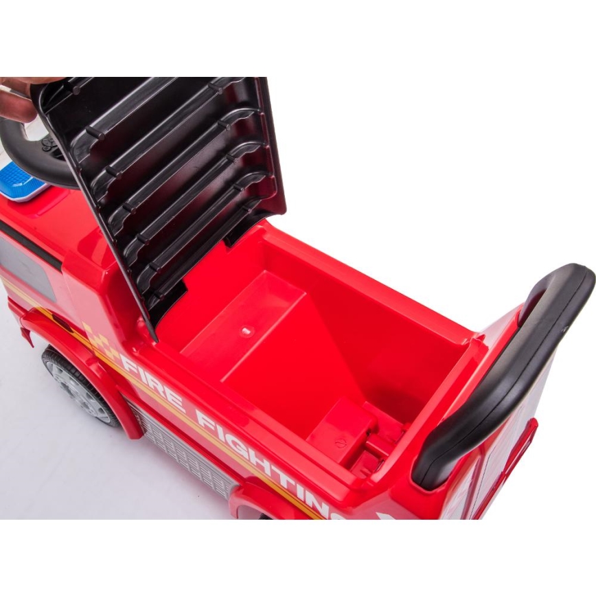 Push macchina Mercedes Camion dei pompieri rosso