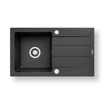 Pyramis 70006801 - Évier de cuisine NEXT 76x44 cm granit/noir