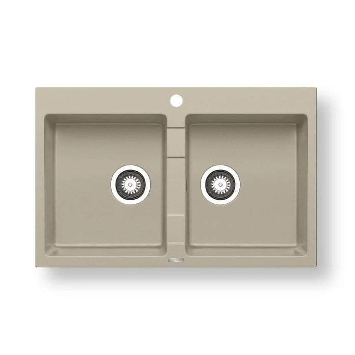 Pyramis 70053101 - Küchenspüle SPARTA 78x50 cm Granit/beige