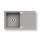 Pyramis 70053701 - Lavello da cucina NEXT 76x44 cm granito/grigio