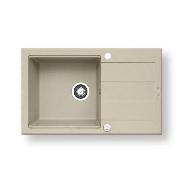 Pyramis 70083601 - Évier de cuisine SPARTA PLUS LUX 78x48 cm granit/beige