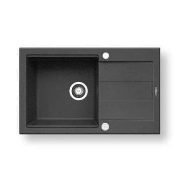 Pyramis 70083701 - Évier de cuisine SPARTA PLUS LUX 78x48 cm granit/noir