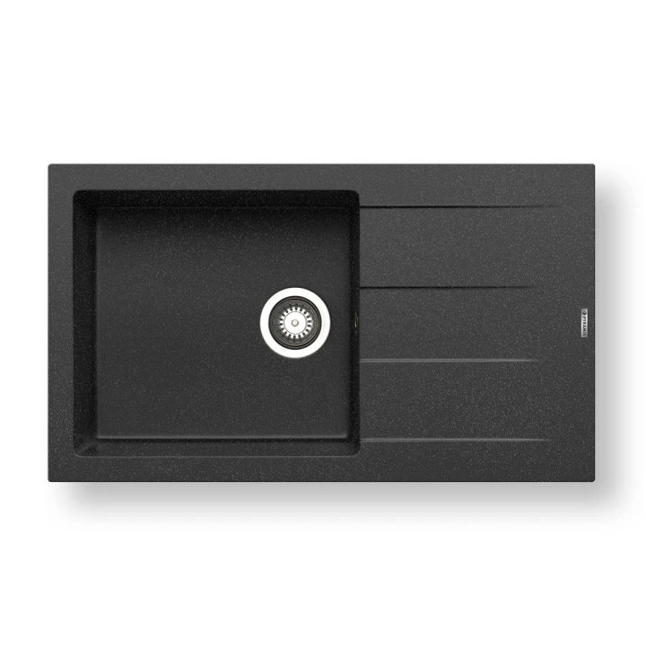 Pyramis 70107111 - Küchenspüle ATHLOS 86x50 cm Granit/Schwarz