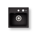 Pyramis 70168201 - Évier de cuisine CAMEA MINI 40x40 cm granit/noir