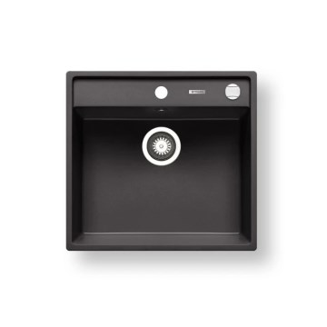 Pyramis 70168301 - Lavello della cucina CAMEA 50x53 cm granito/nero