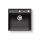 Pyramis 70168301 - Lavello della cucina CAMEA 50x53 cm granito/nero