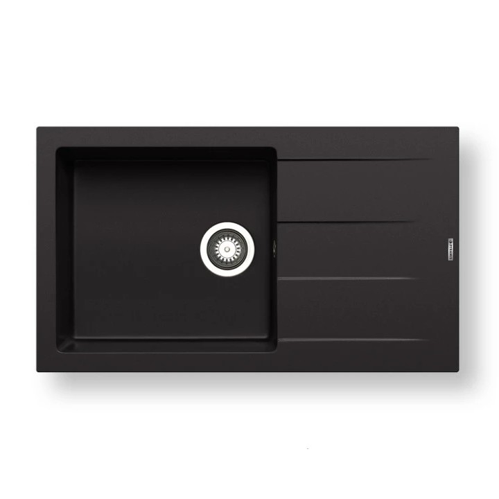 Pyramis 70217801 - Küchenspüle ATHLOS 86x50 cm Granit/schwarz matt